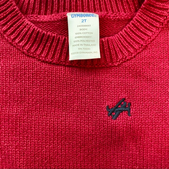 Gymboree - Red Pullover Sweater - Picture 3 of 4